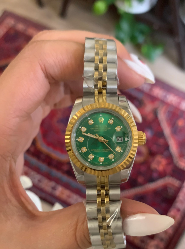ساعت رولکس صفحه سبز