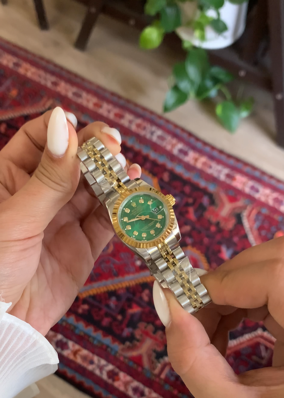 ساعت رولکس صفحه سبز