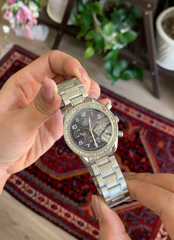 ساعت امگا زنانه سه موتور فعال|مدلseamaster